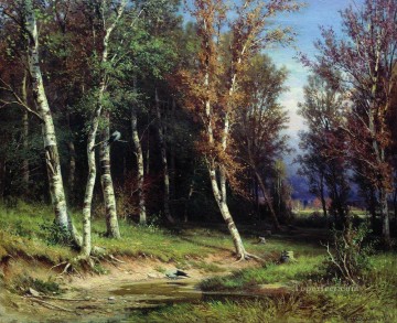 bosque antes de la tormenta 1872 paisaje clásico Ivan Ivanovich árboles Pinturas al óleo